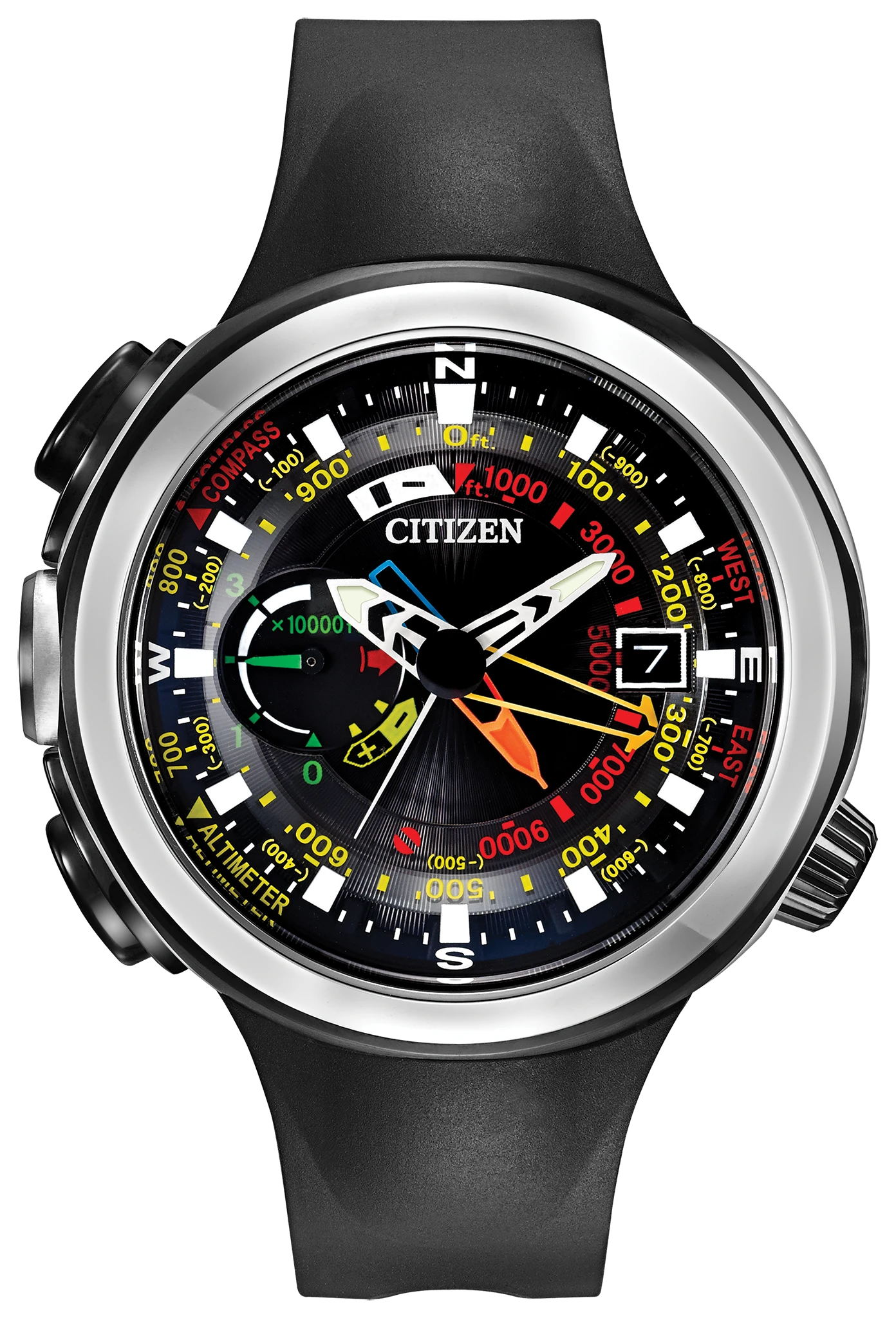 Promaster Altichron Cirrus Black Dial Rubber Strap BN5048-01E